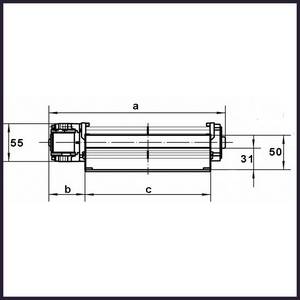 Ventilateur ebmpapst pour poêle ou insert QLZ06/0018-2518