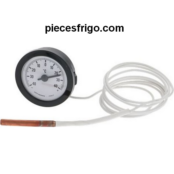 Thermomètre analogique ARTHERMO Ø 52 mm -40 à +40 °C avec sonde  PIECE D'ORIGINE