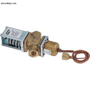 Valve pressostatique ou thermostat d'eau réfrigérante  ICEMATIC 19865611 CM19865611 3/8" type V46AA-9608 raccord 7/16" UNF (1/4" SAE) PIECE D'ORIGINE