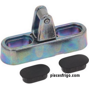 Fermeture pour porte de frigo RAHRBACH 6201 6186-020001 entraxe 124  et 133 mm PIECE D'ORIGINE
