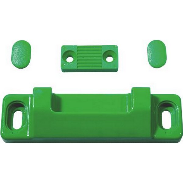 Gâche de porte FERMOD 60423 60423-20 avec plaque crantée et bouchons, 120x32x23 mm, fixation 100 mmPIECE D'ORIGINE