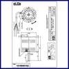 Moteur ELCO 3RGM 110-30/2 de ventilateur  PIECE D'ORIGINE 