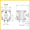 Moteur de ventilateur ELCO NEC4T25PNN001 VN25-40/1458 25 W roulements à billes PIECE D'ORIGINE 