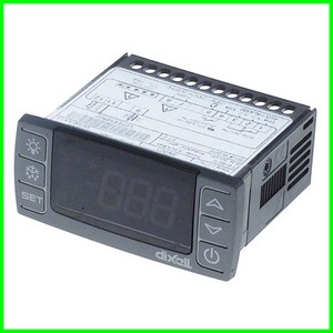 Thermostat régulateur électronique Dixell XR40C-0R0C1 LGIEBXB100 X0LGIEBXB100-S00  2 relais 12 V