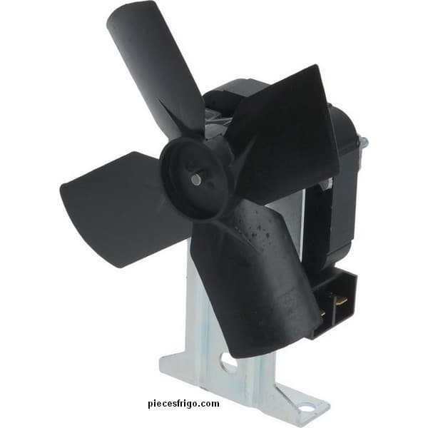 Ventilateur soufflant Geofrigor RD000508 RD000510 230V 18W 50Hz hélice ø 130mm axe L 21mm hauteur pied 29mm raccord à gauche  PIECE D'ORIGINE
