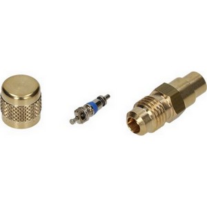 Vanne de service ODS  6-8-10 mm sans bouchon et sans valve SCHRADER