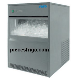 Machine à glaçons SARO EB26 avec refroidissement par air GAZ R600a PIECES D'ORIGINE