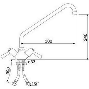 Mélangeur monotrou clavier PIECE D'ORIGINE