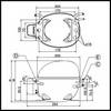 Compresseur INFRICO 301D03 NL7.3MF PIECE D'ORIGINE