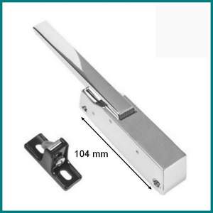 Fermeture EPMS  de porte de frigo poignée chromée 1300018 entraxe 104 mm PIECE D'ORIGINE