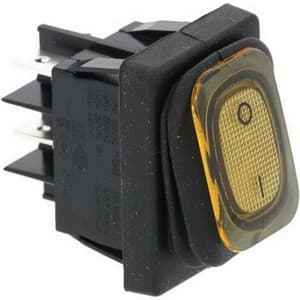 Interrupteur LF 3319512 étanche lumineux jaune avec marquage I 0 PIECE D'ORIGINE