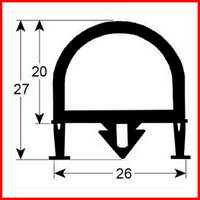 Joint de porte de chambre froide FRIGORBOX BU.484 par tronon profil 9991 6 m  clipser nouveau profil PIECE D'ORIGINE