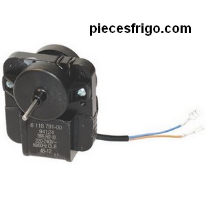Moteur ventilateur LIEBHERR 601477 6118671 6118791 230V 50-60Hz axe L 22mm axe ø 3mm type F61-10  PIECE D'ORIGINE
