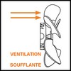 Ventilateur EMI 52CE/AV2001/14  4151.0517 52AV-2001/13 ventilation souflante Ø 96 mm 15 W  PIECE D'ORIGINE