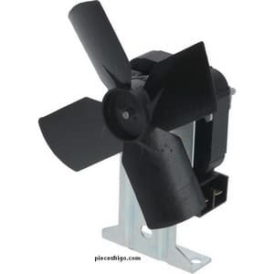 Ventilateur soufflant Geofrigor RD000508 RD000510 230V 18W 50Hz hélice ø 130mm axe L 21mm hauteur pied 29mm raccord à gauche  PIECE D'ORIGINE