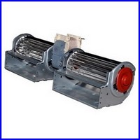 Ventilateur tangentiel Ebmpapst QLZ06/1212-3020L turbine Ø 60 mm L 2 x 120 mm -30 à +110 °C 140 m³/h  PIECE D'ORIGINE