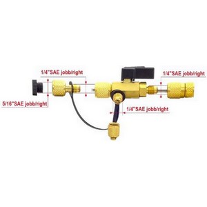 Démonte Obus VALUE sous pression prise de pression et récupération, compatible fluides R410A,R134a,R32 PIECE D'ORIGINE