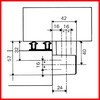 Charnière de chambre froide FERMOD 446 446.02 0044602 hauteur 148 mm sans rampe  PIECE D'ORIGINE