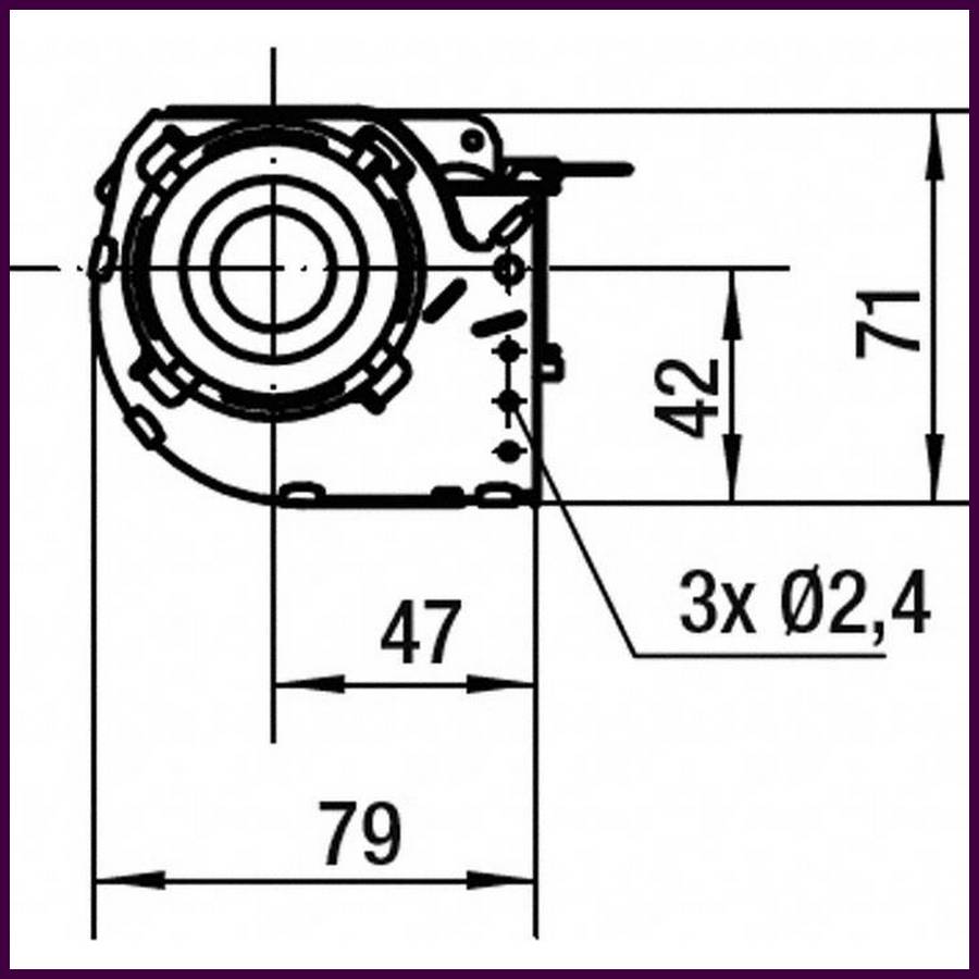 Ventilateur tangentiel 1 turbine de longueur 180 mm, 16 watt