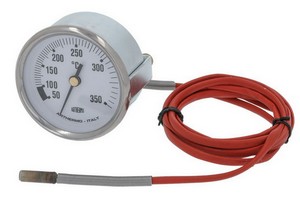  Thermometre ASCASO blanc  ø 60 mm 50-350°C